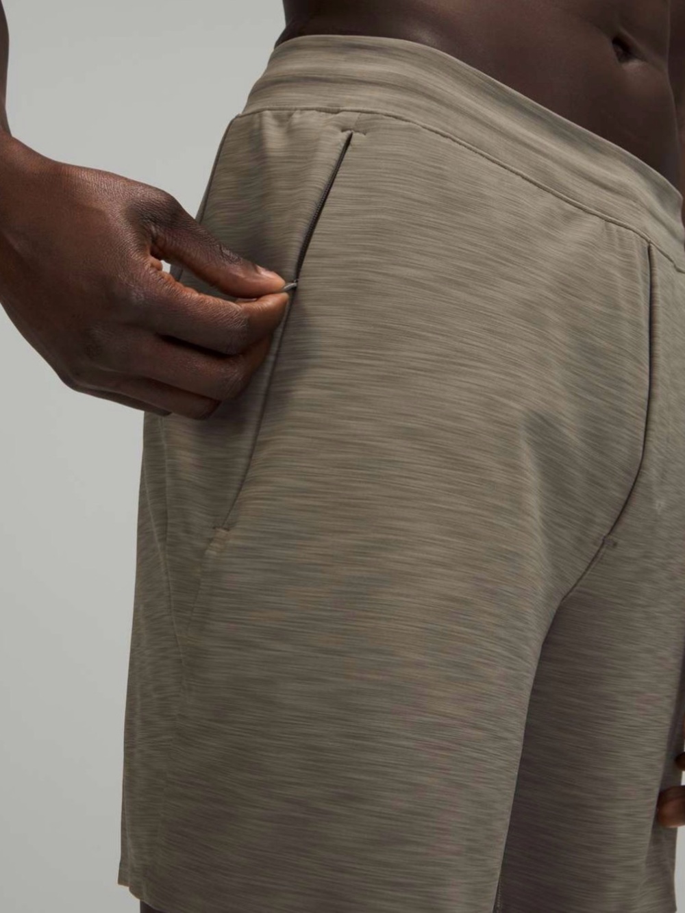 Lululemon Balancer Short Everlux 6” - Rover (Gray/Brown) Athletic Yoga Shorts - Picture 7 of 7